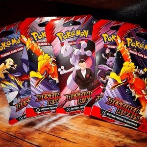 Pokemon Scarlet & Violet Destiny Rivals Booster Packs (5 sleeved packs)